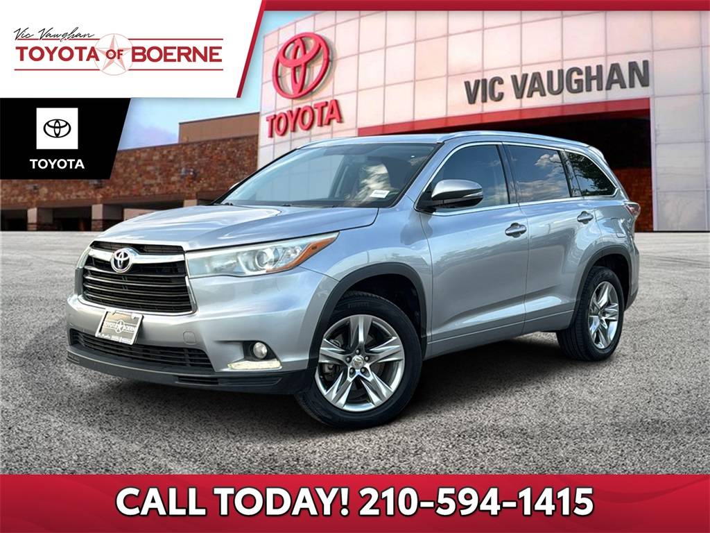 2015 Toyota Highlander Limited — SUV — 168,719 mi — Boerne, TX