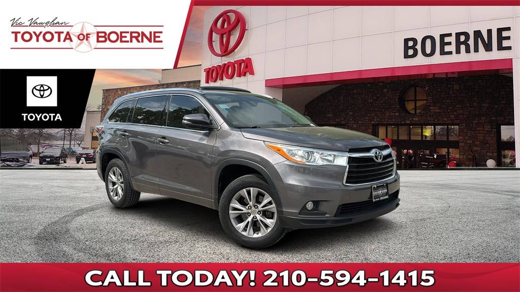 2014 Toyota Highlander XLE — SUV — 122,165 mi — Boerne, TX