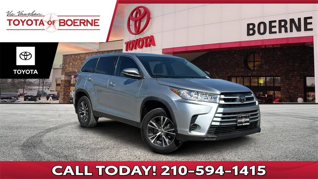 2019 Toyota Highlander LE V6 — SUV — 144,730 mi — Boerne, TX