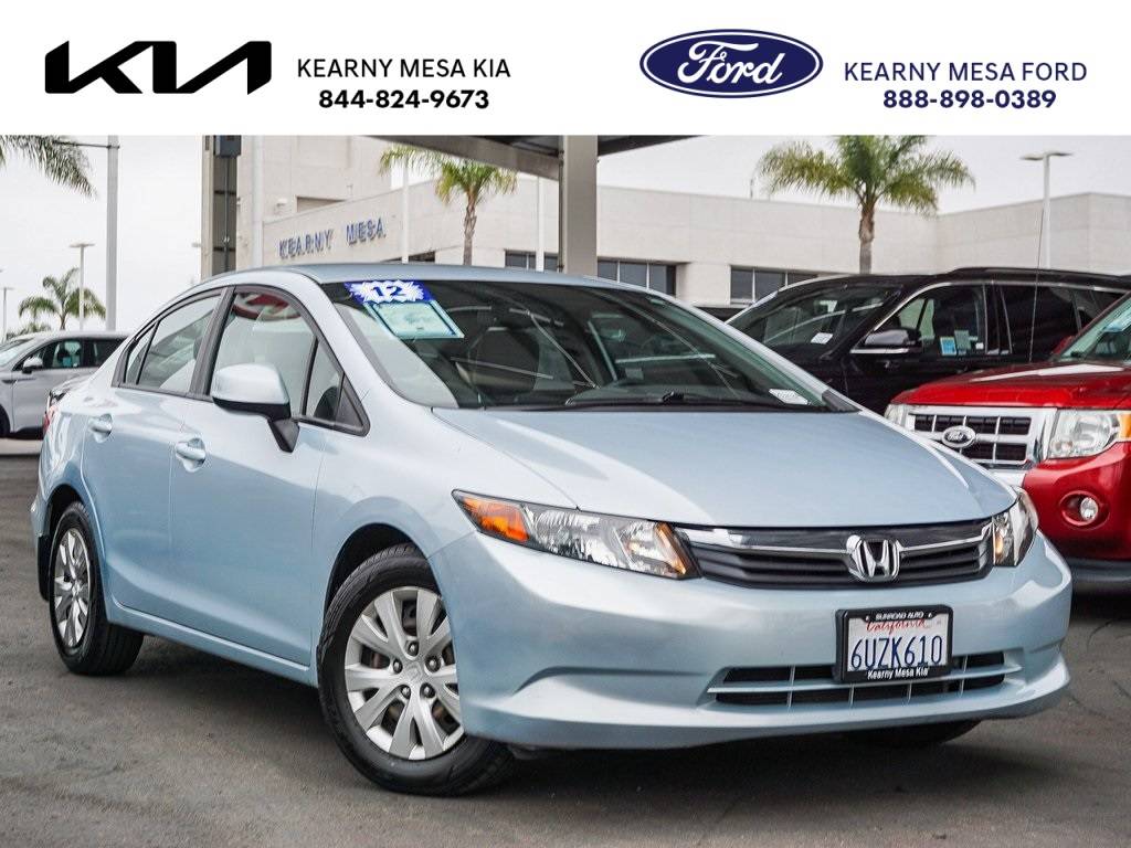 2012 Honda Civic LX — Sedan — 109,175 mi — San Diego, CA