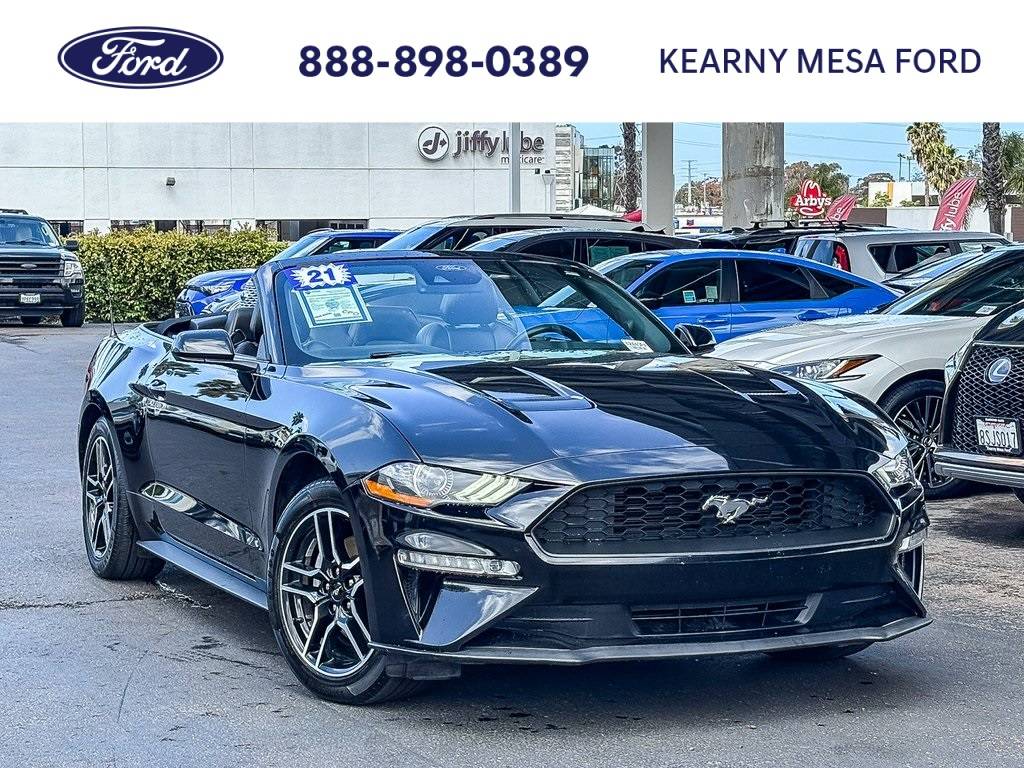 2021 Ford Mustang EcoBoost Premium — Convertible — 74,168 mi — San Diego, CA