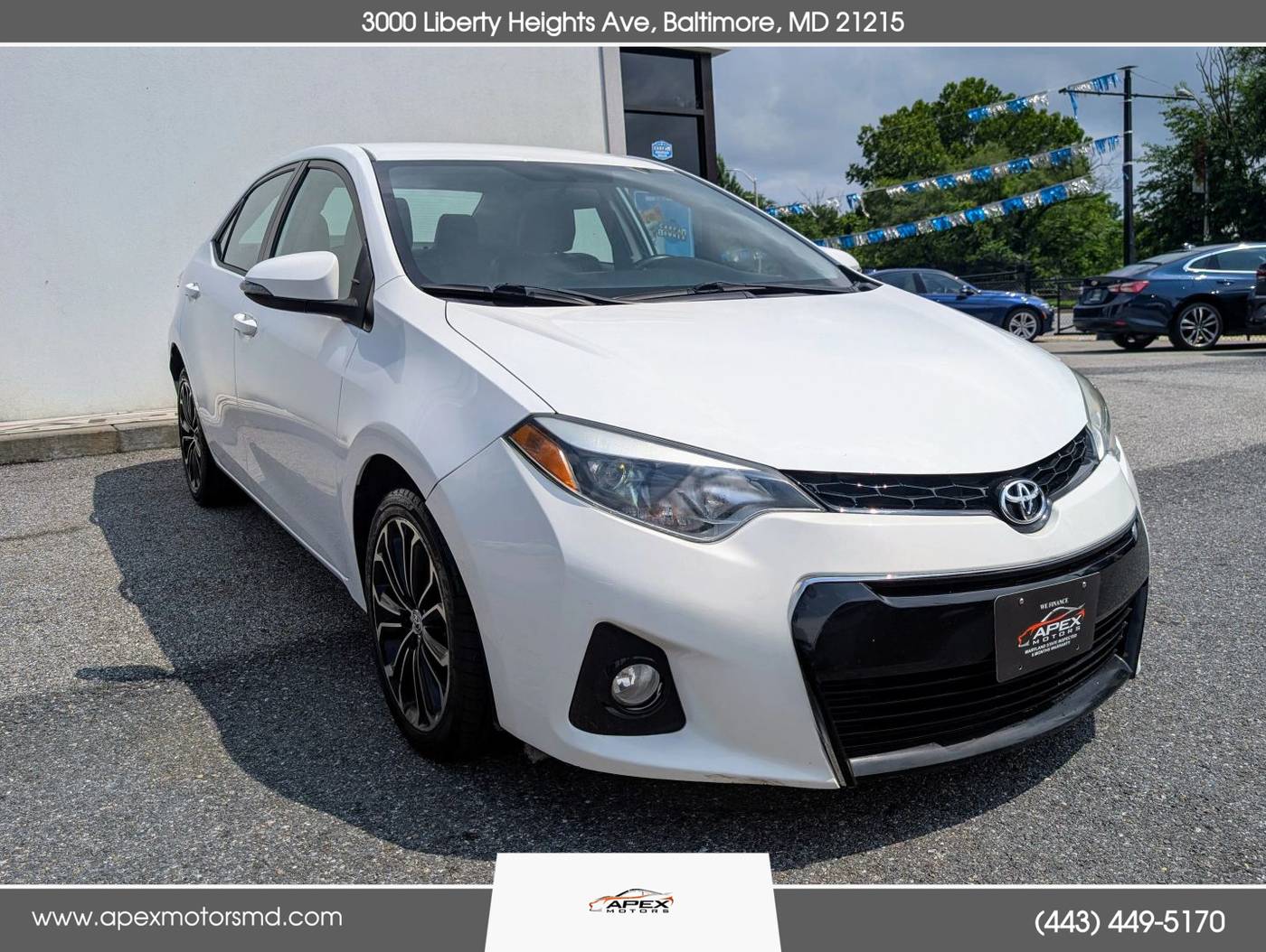 2015 Toyota Corolla S Plus — Sedan — 83,542 mi — Baltimore, MD