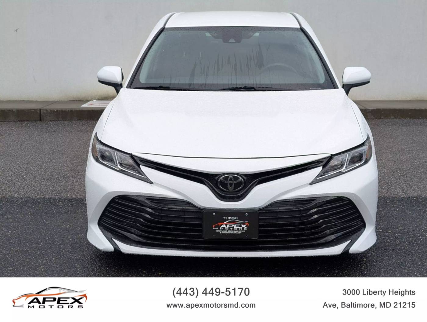 2018 Toyota Camry LE — Sedan — 100,510 mi — Baltimore, MD