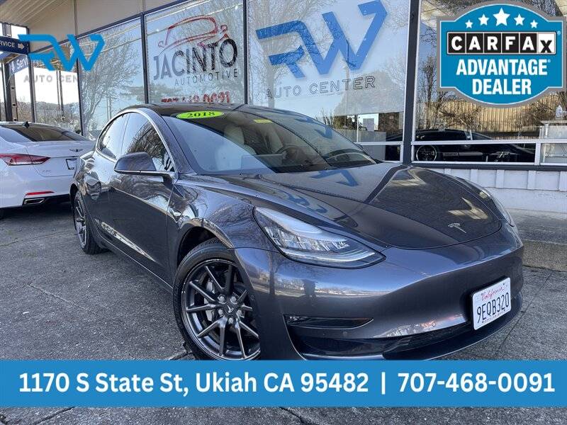 2018 Tesla Model 3 Long Range — Sedan — 52,740 mi — Ukiah, CA
