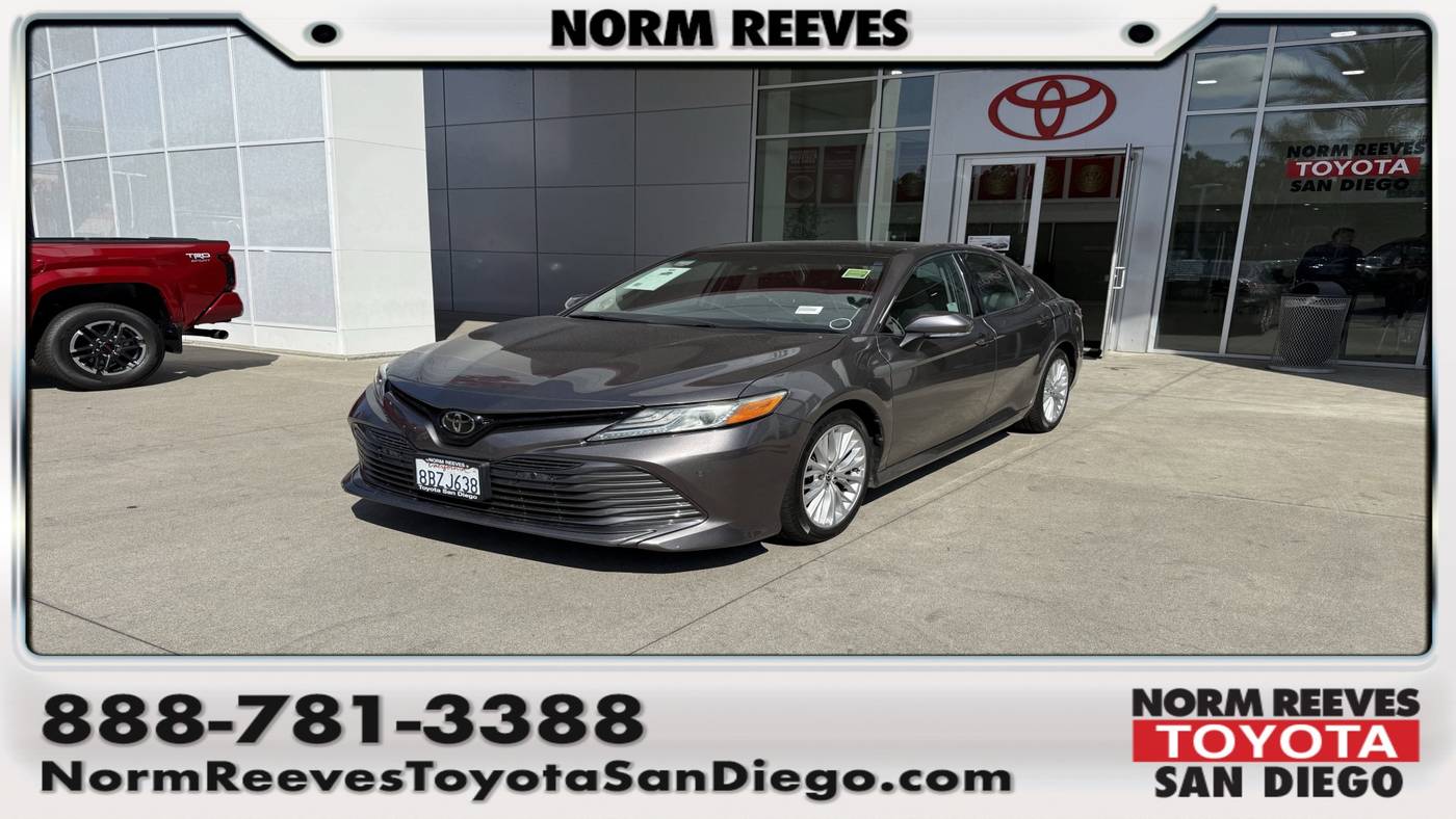 2018 Toyota Camry XLE V6 — Sedan — 27,486 mi — San Diego, CA