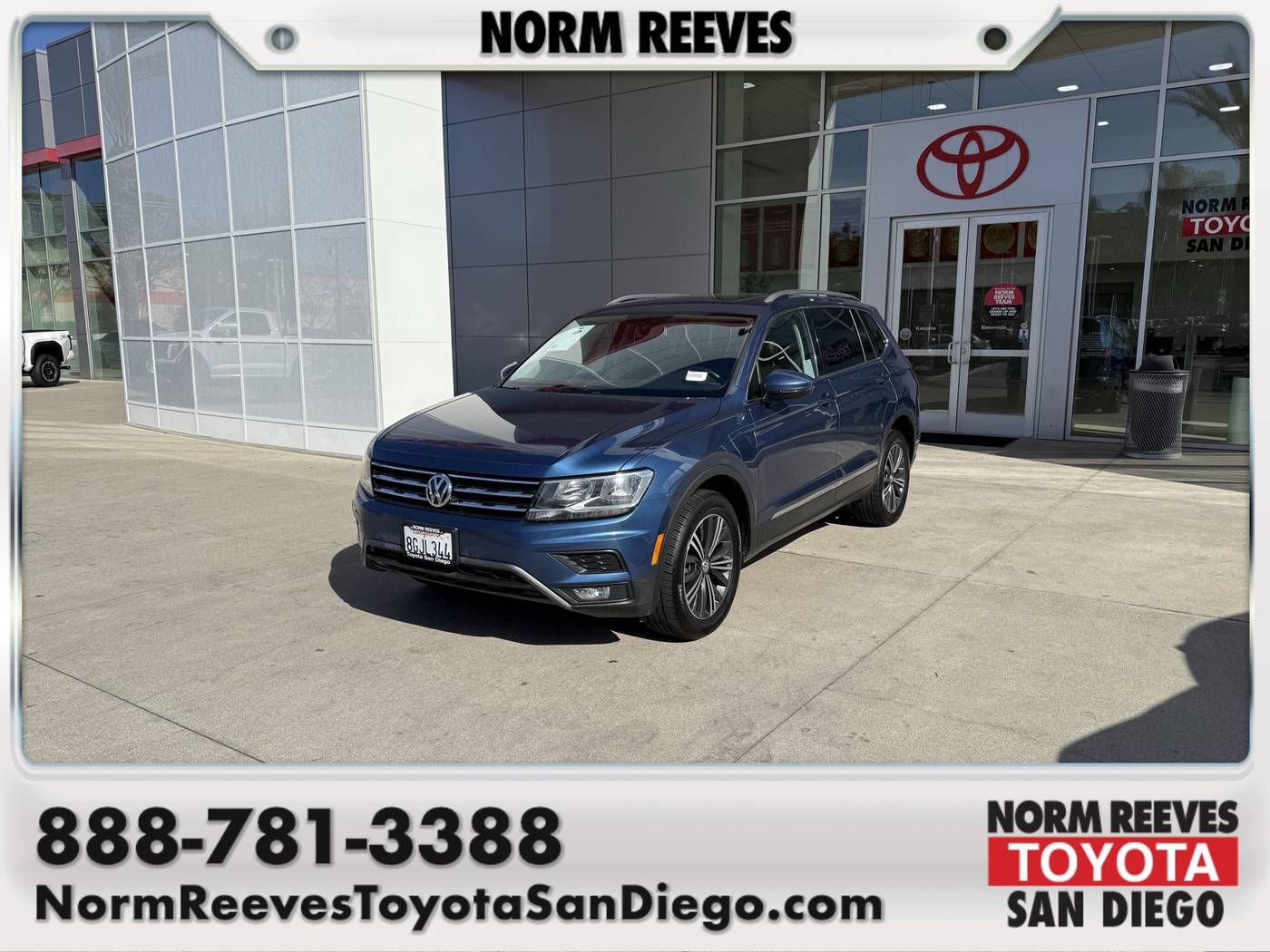 2018 Volkswagen Tiguan SEL — SUV — 72,970 mi — San Diego, CA