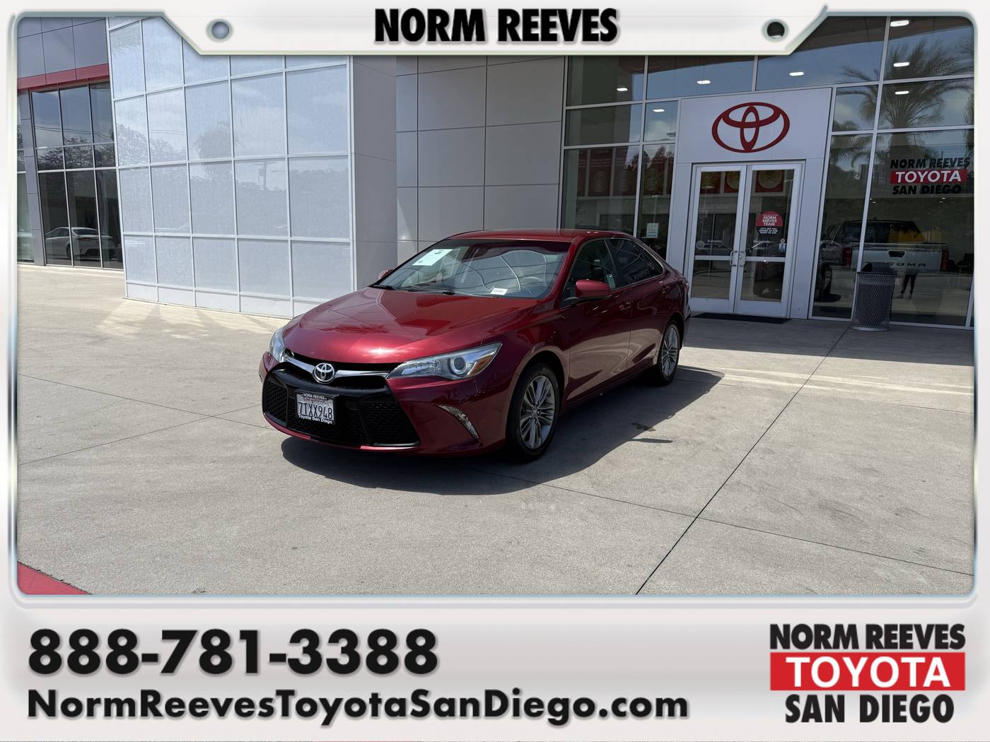 2016 Toyota Camry SE — Sedan — 141,499 mi — San Diego, CA
