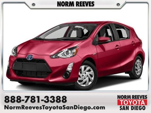 2016 Toyota Prius c One — Hatchback — 109,121 mi — San Diego, CA