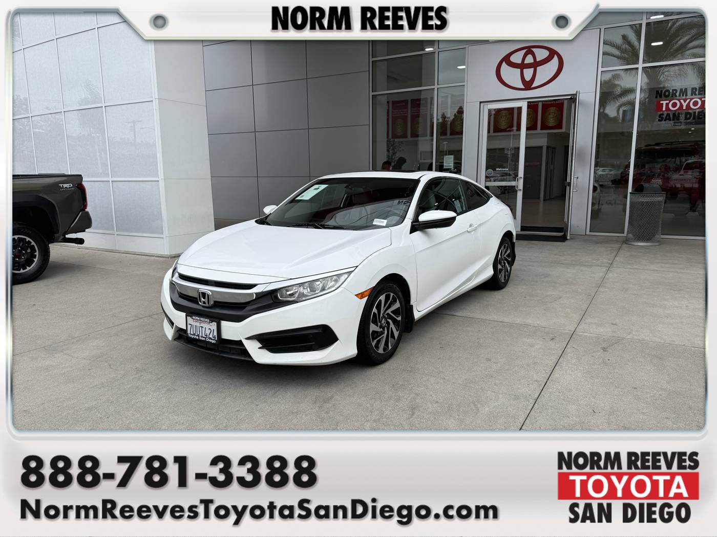 2016 Honda Civic LX-P — Coupe — 140,026 mi — San Diego, CA