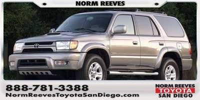 2002 Toyota 4Runner SR5 — SUV — 170,416 mi — San Diego, CA