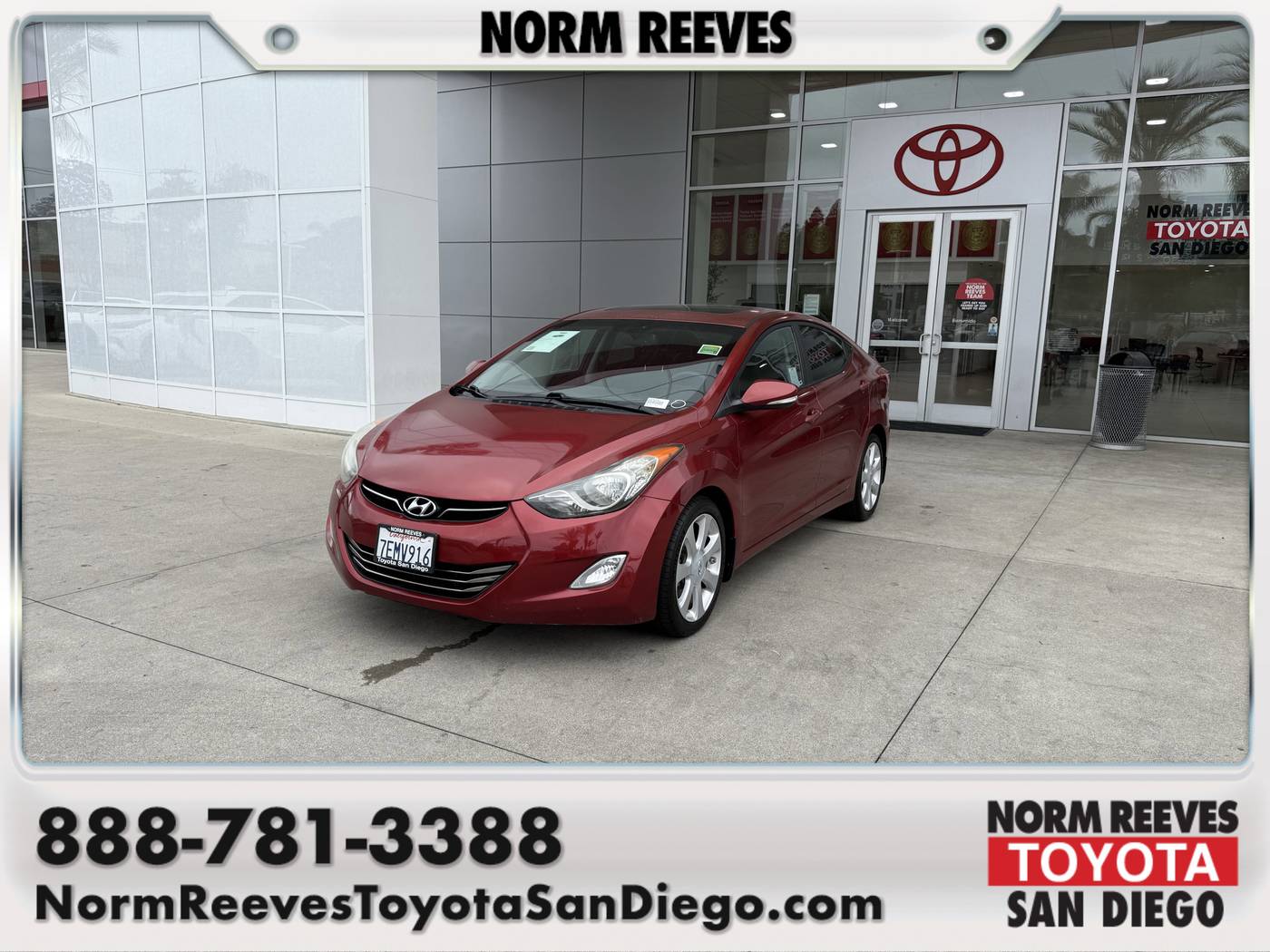 2013 Hyundai Elantra Limited — Sedan — 84,803 mi — San Diego, CA