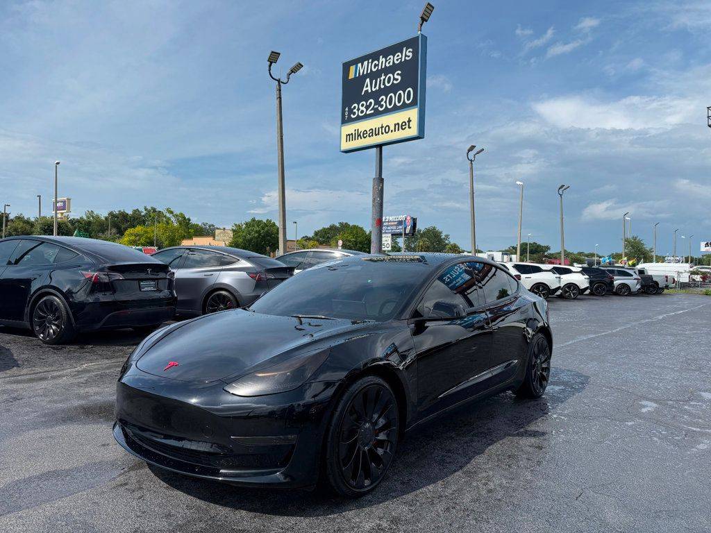 2022 Tesla Model 3 Performance — Sedan — 27,354 mi — Orlando, FL