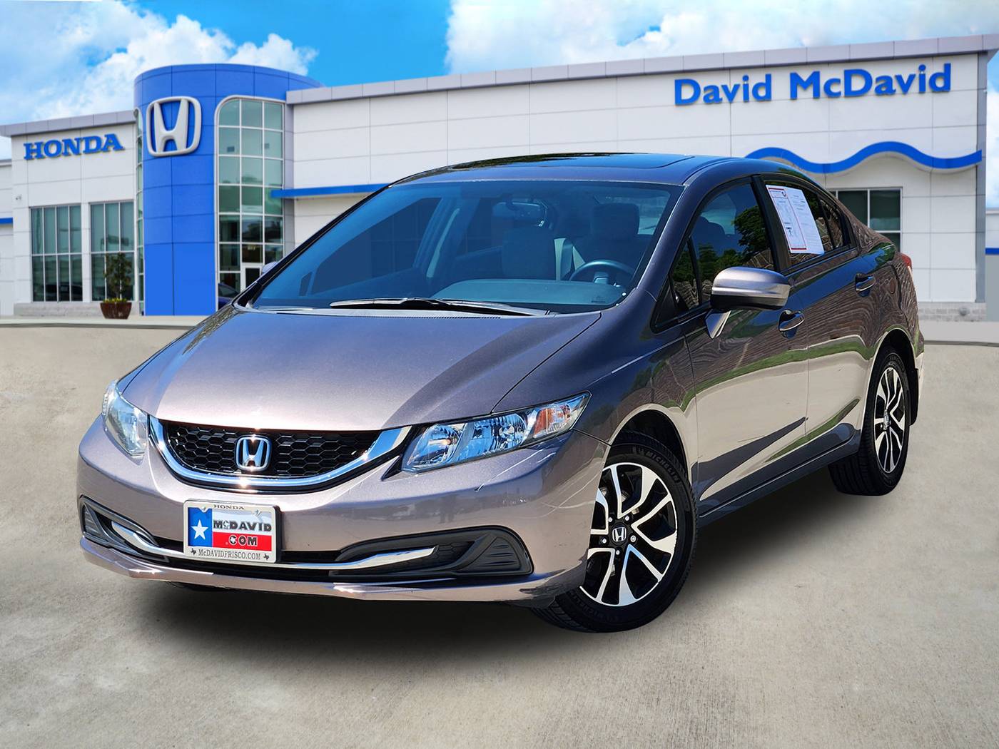 2015 Honda Civic EX — Sedan — 61,845 mi — Frisco, TX