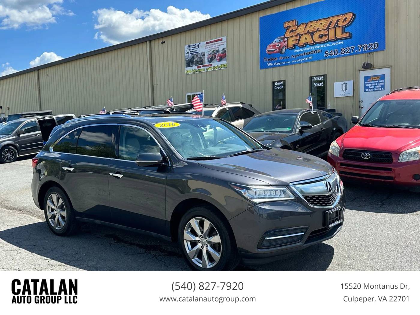 2016 Acura MDX Advance Package — SUV — 97,587 mi — Culpeper, VA