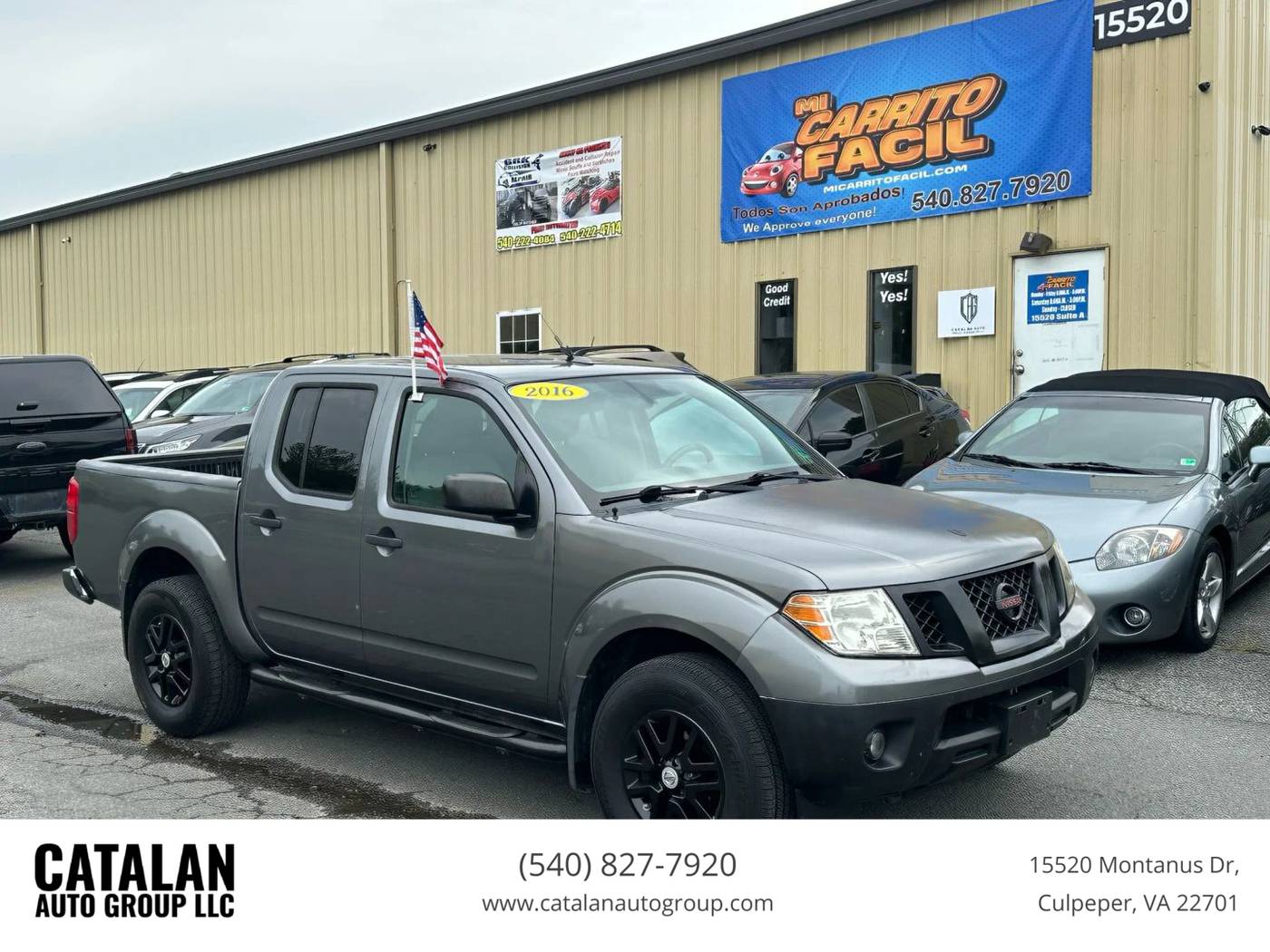 2017 Nissan Frontier SV V6 — Pickup Truck — 86,821 mi — Culpeper, VA
