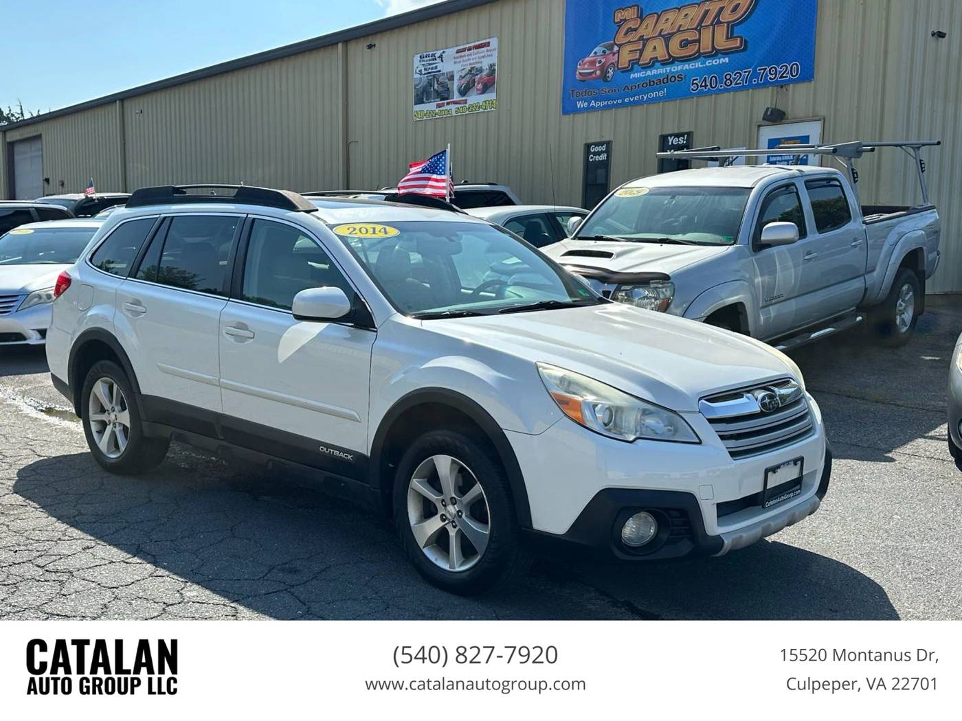 2014 Subaru Outback 2.5i Limited — SUV — 109,921 mi — Culpeper, VA
