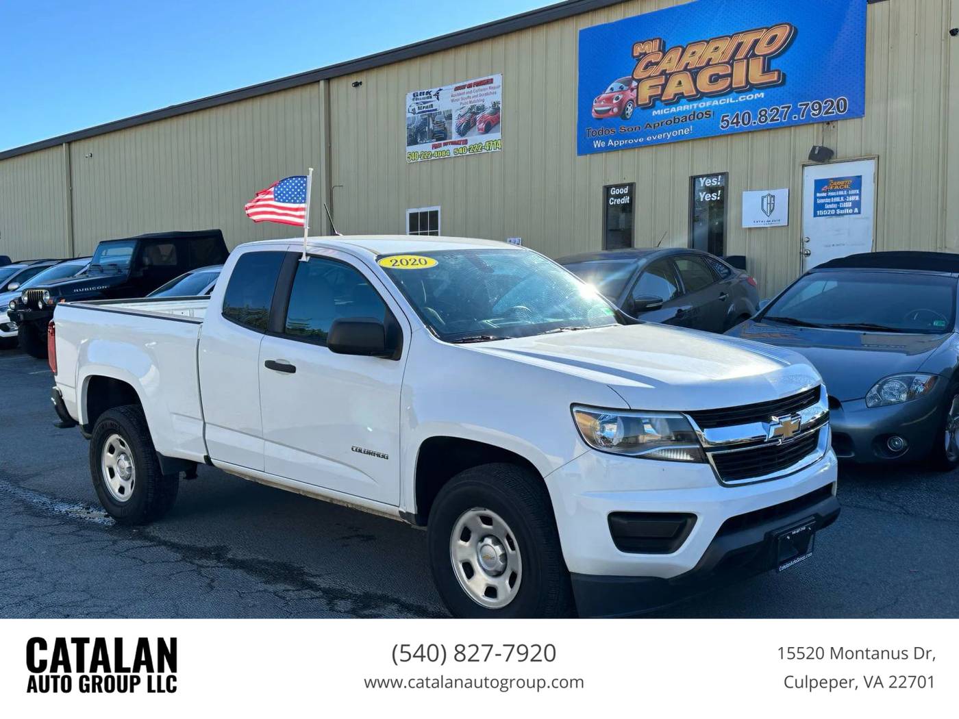 2020 Chevrolet Colorado WT — Pickup Truck — 95,565 mi — Culpeper, VA
