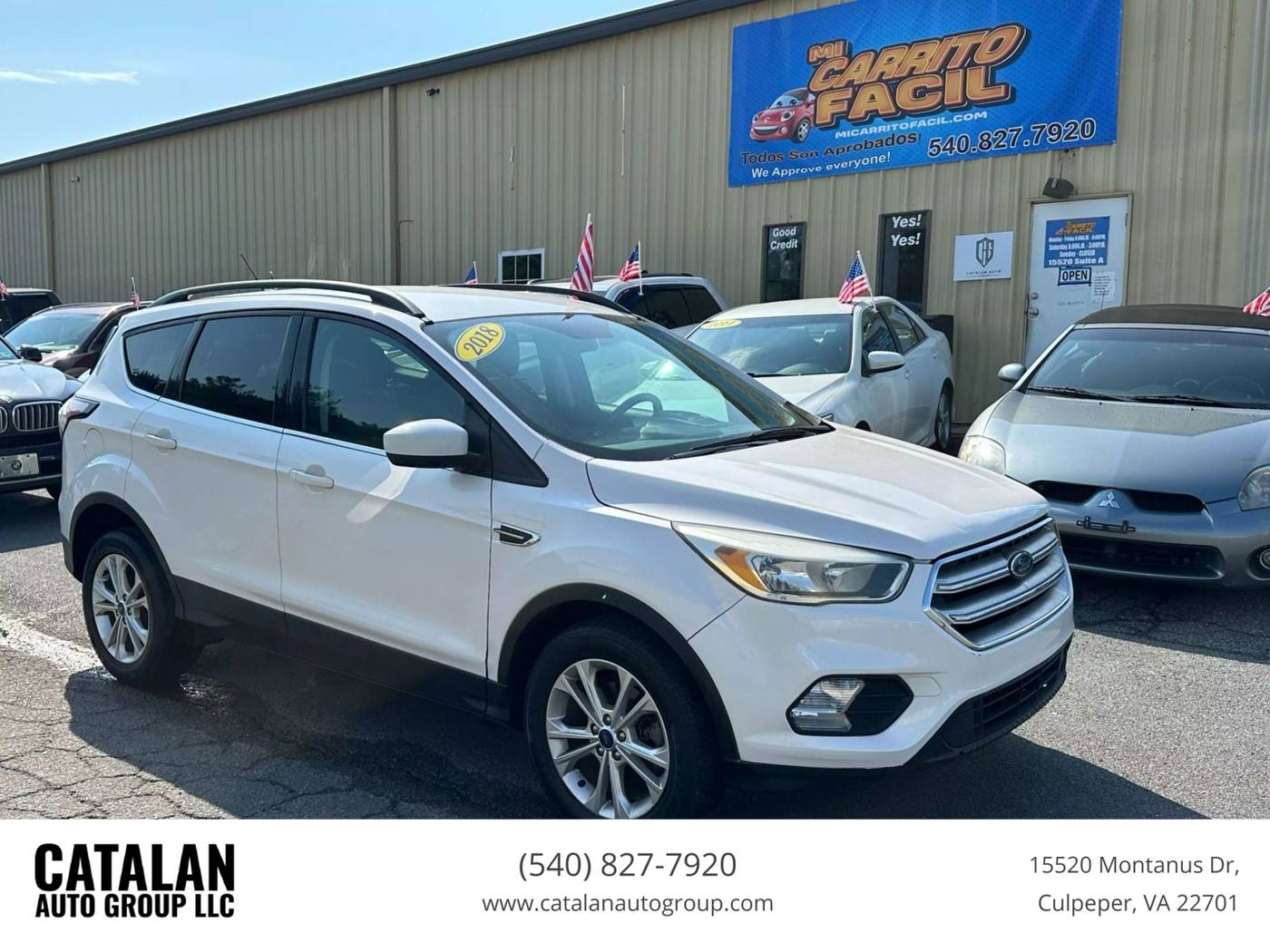 2018 Ford Escape SE — SUV — 92,617 mi — Culpeper, VA