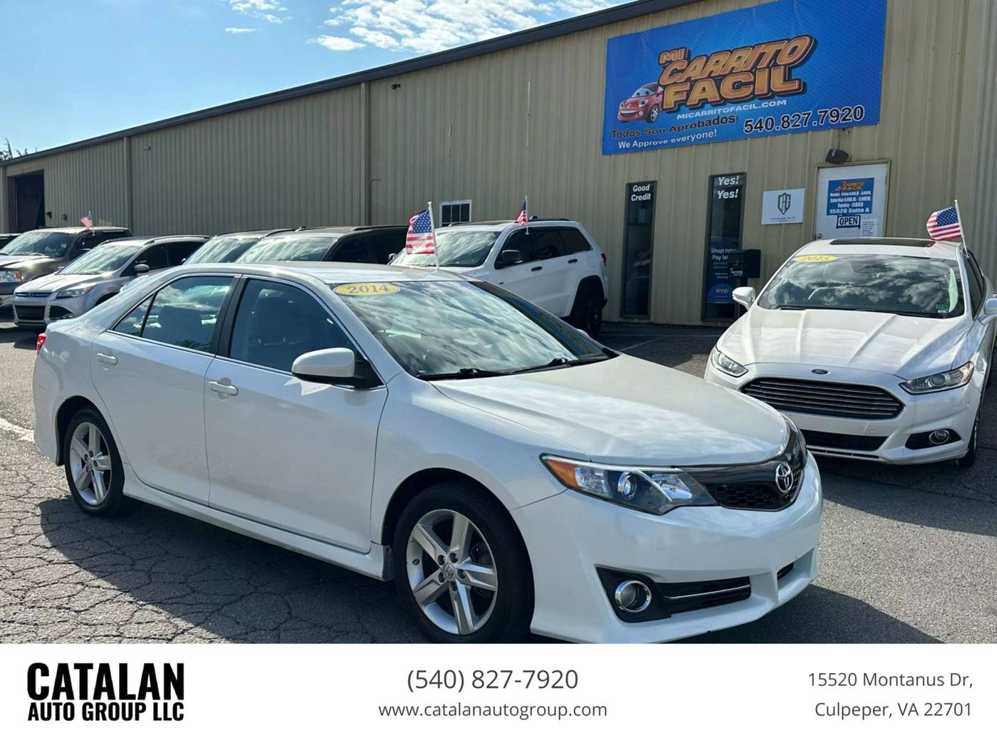 2014 Toyota Camry SE — Sedan — 144,972 mi — Culpeper, VA