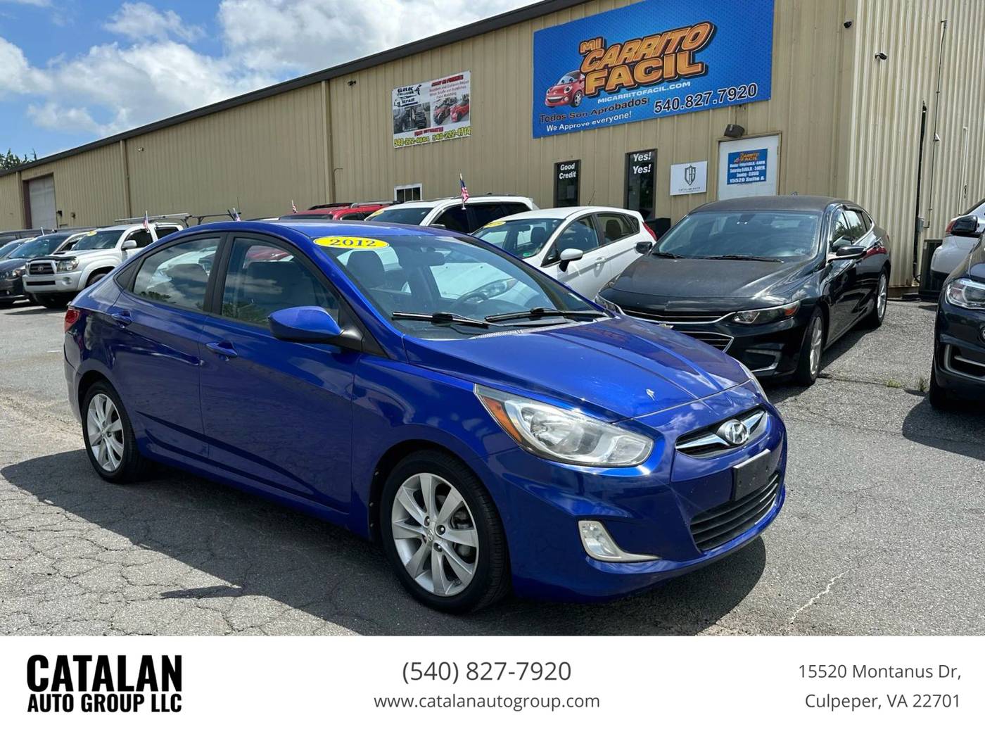 2012 Hyundai Accent GLS — Sedan — 133,140 mi — Culpeper, VA