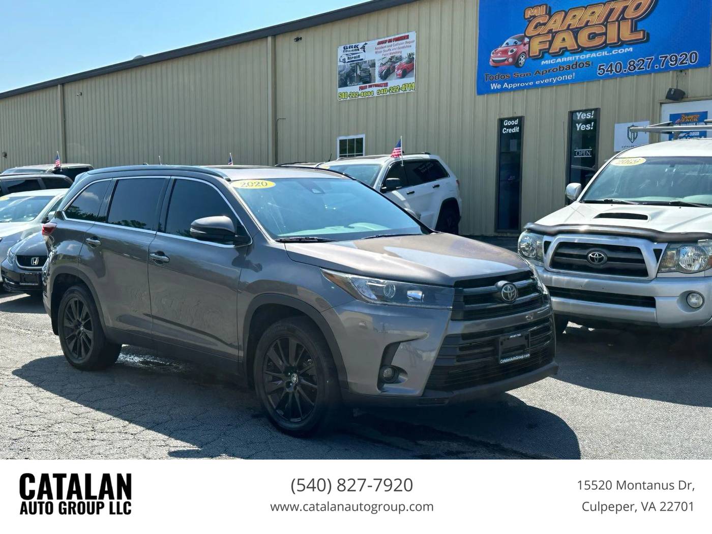 2019 Toyota Highlander SE V6 — SUV — 166,592 mi — Culpeper, VA
