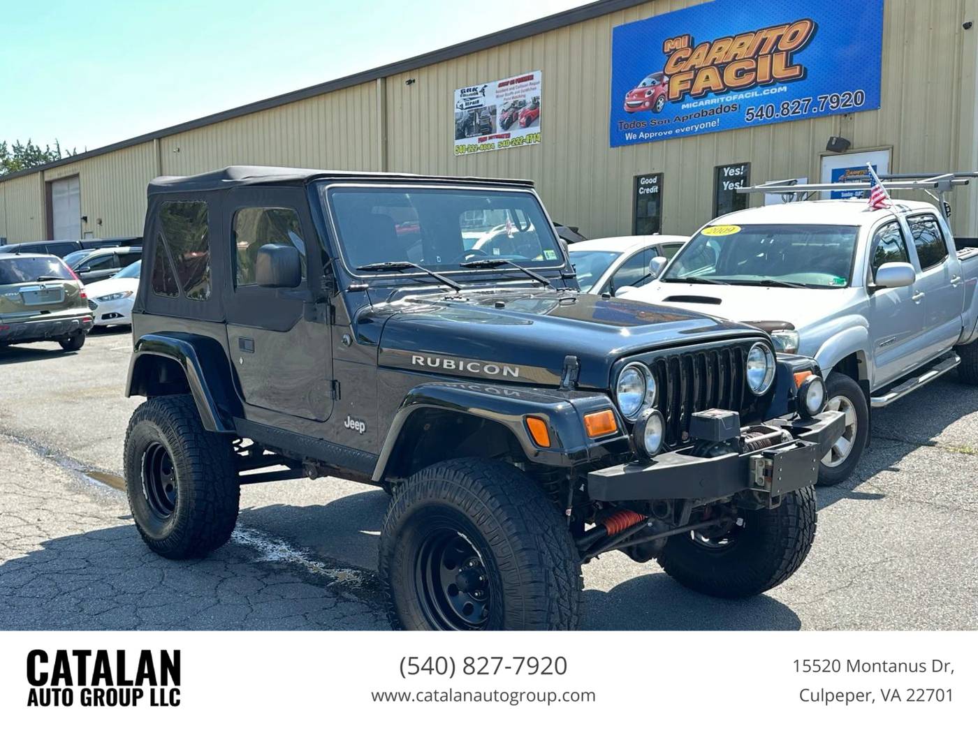 2003 Jeep Wrangler Rubicon — SUV — 91,772 mi — Culpeper, VA