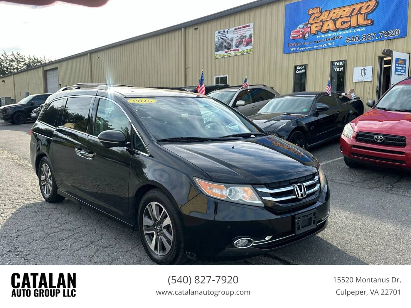 2015 Honda Odyssey Touring — Minivan — 141,193 mi — Culpeper, VA