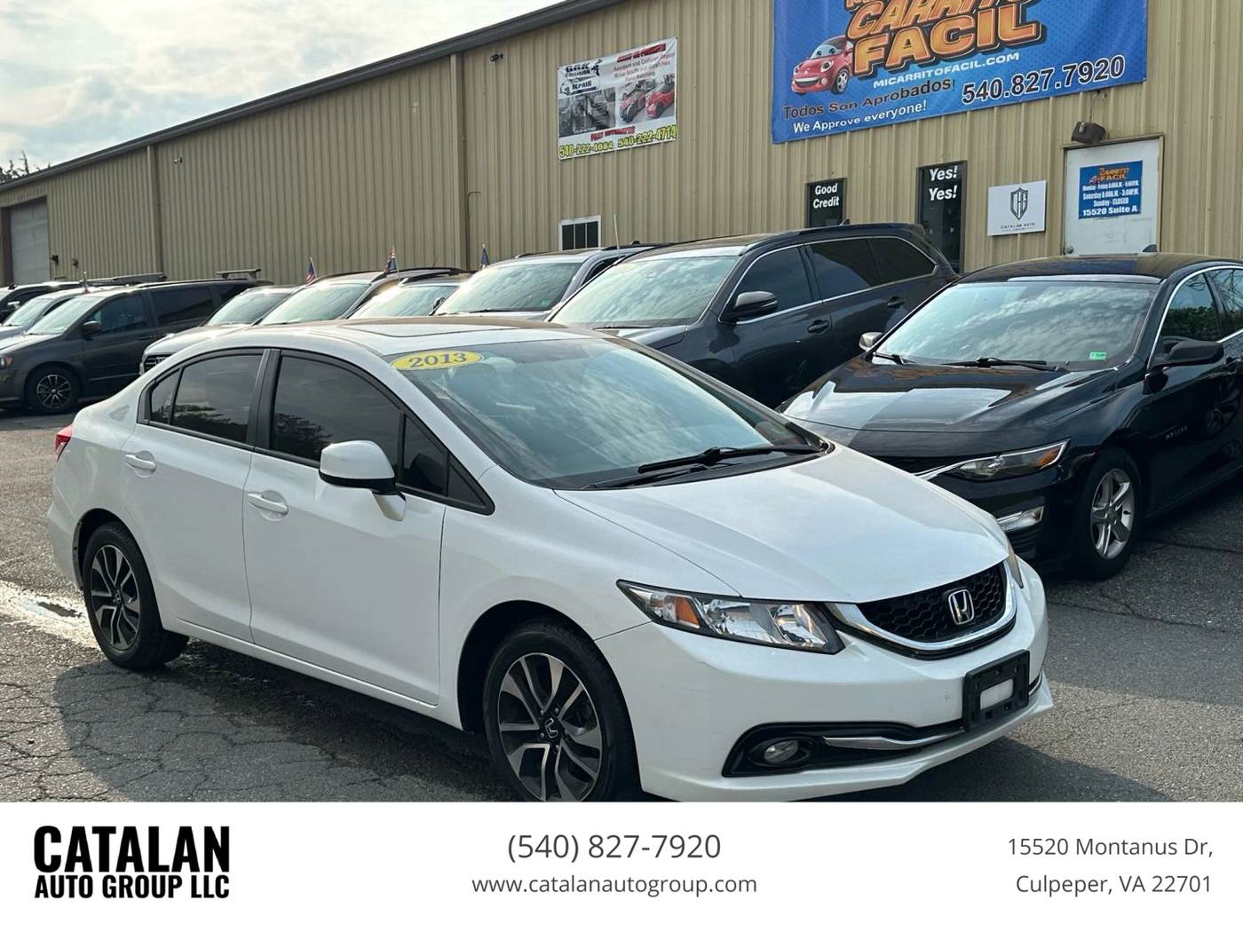 2013 Honda Civic EX-L — Sedan — 73,701 mi — Culpeper, VA