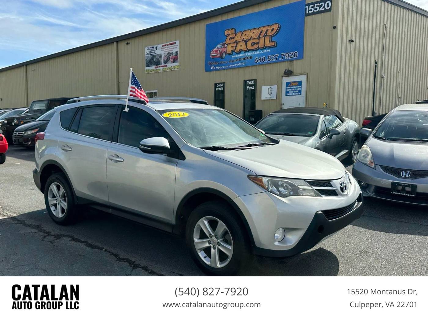 2013 Toyota RAV4 XLE — SUV — 78,528 mi — Culpeper, VA