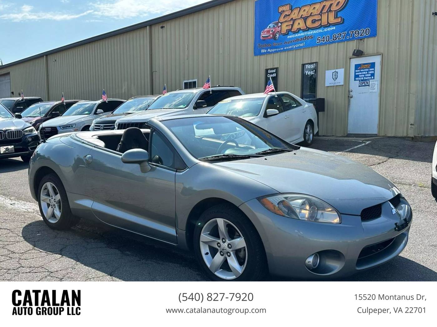 2007 Mitsubishi Eclipse GT — Convertible — 95,155 mi — Culpeper, VA