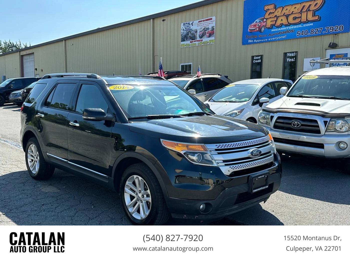 2014 Ford Explorer XLT — SUV — 72,551 mi — Culpeper, VA