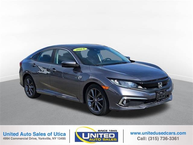 2021 Honda Civic EX — Sedan — 73,059 mi — Yorkville, NY
