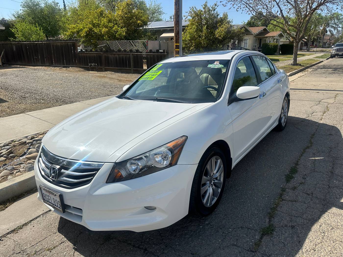 2012 Honda Accord EX-L V6 — Sedan — 70,923 mi — Patterson, CA