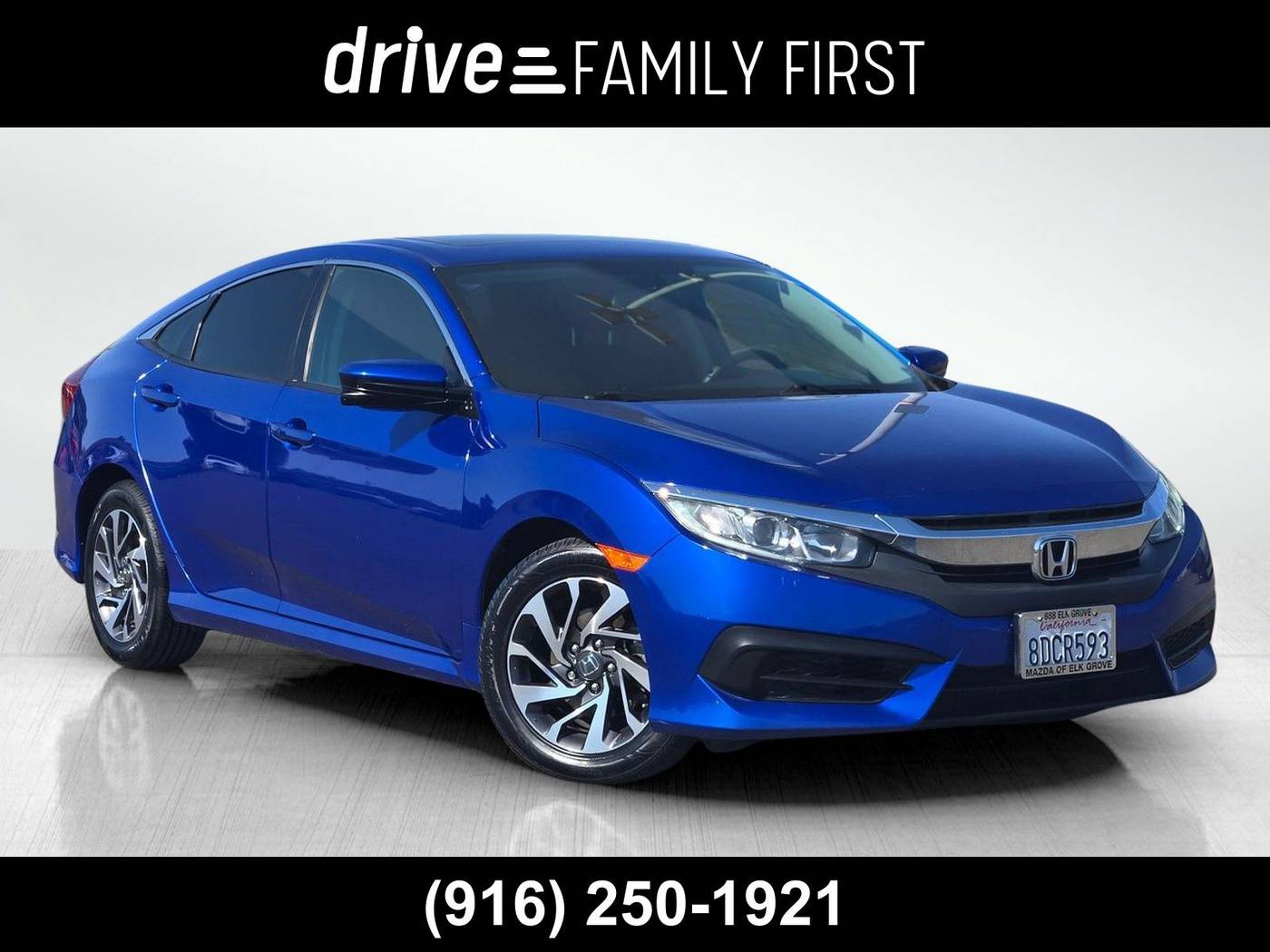 2018 Honda Civic EX — Sedan — 167,871 mi — Elk Grove, CA