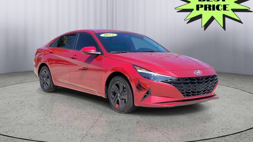 2022 Hyundai Elantra Hybrid Blue