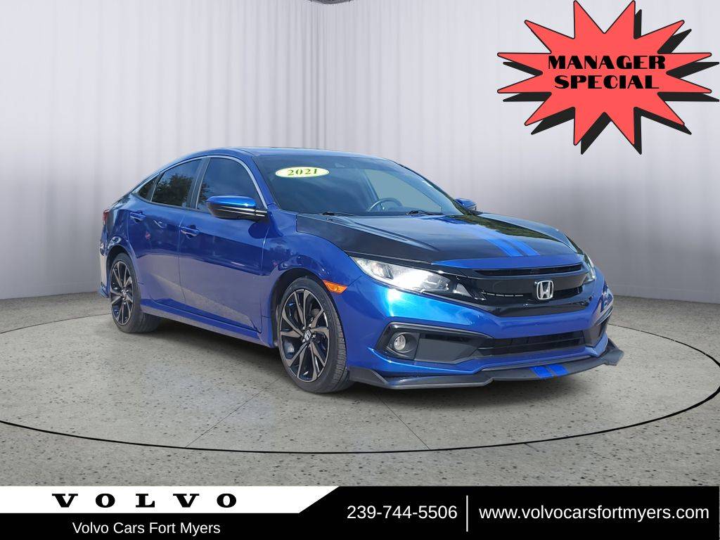 2021 Honda Civic Sport — Sedan — 53,807 mi — Fort Myers, FL