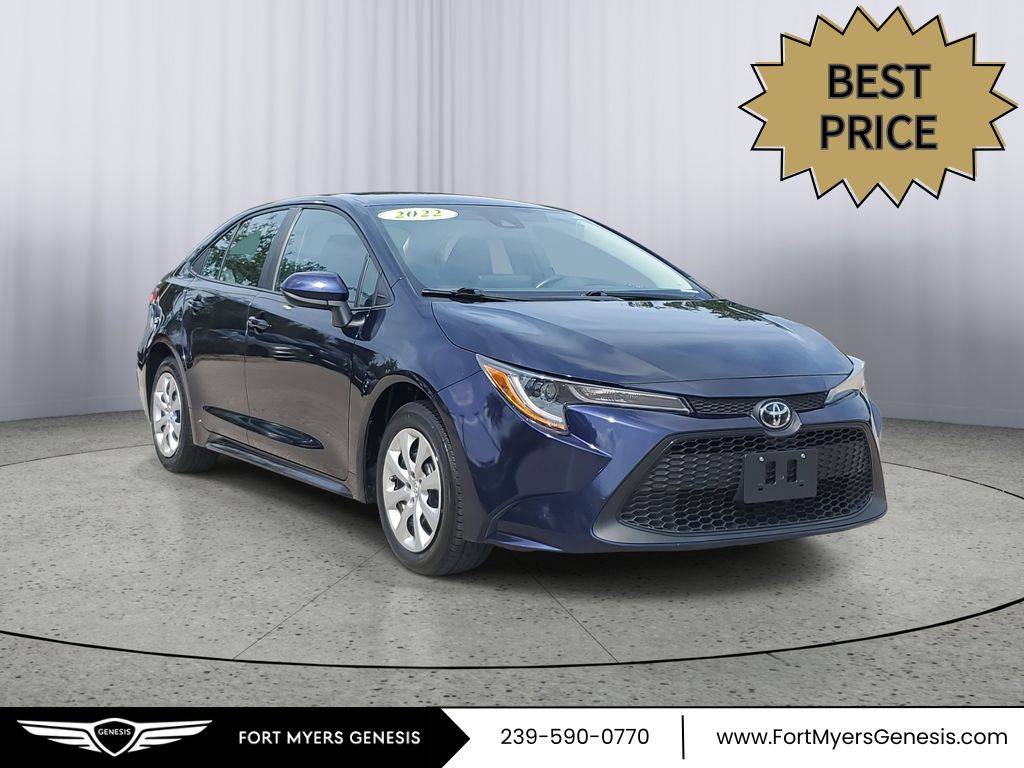 2022 Toyota Corolla LE — Sedan — 53,461 mi — Fort Myers, FL