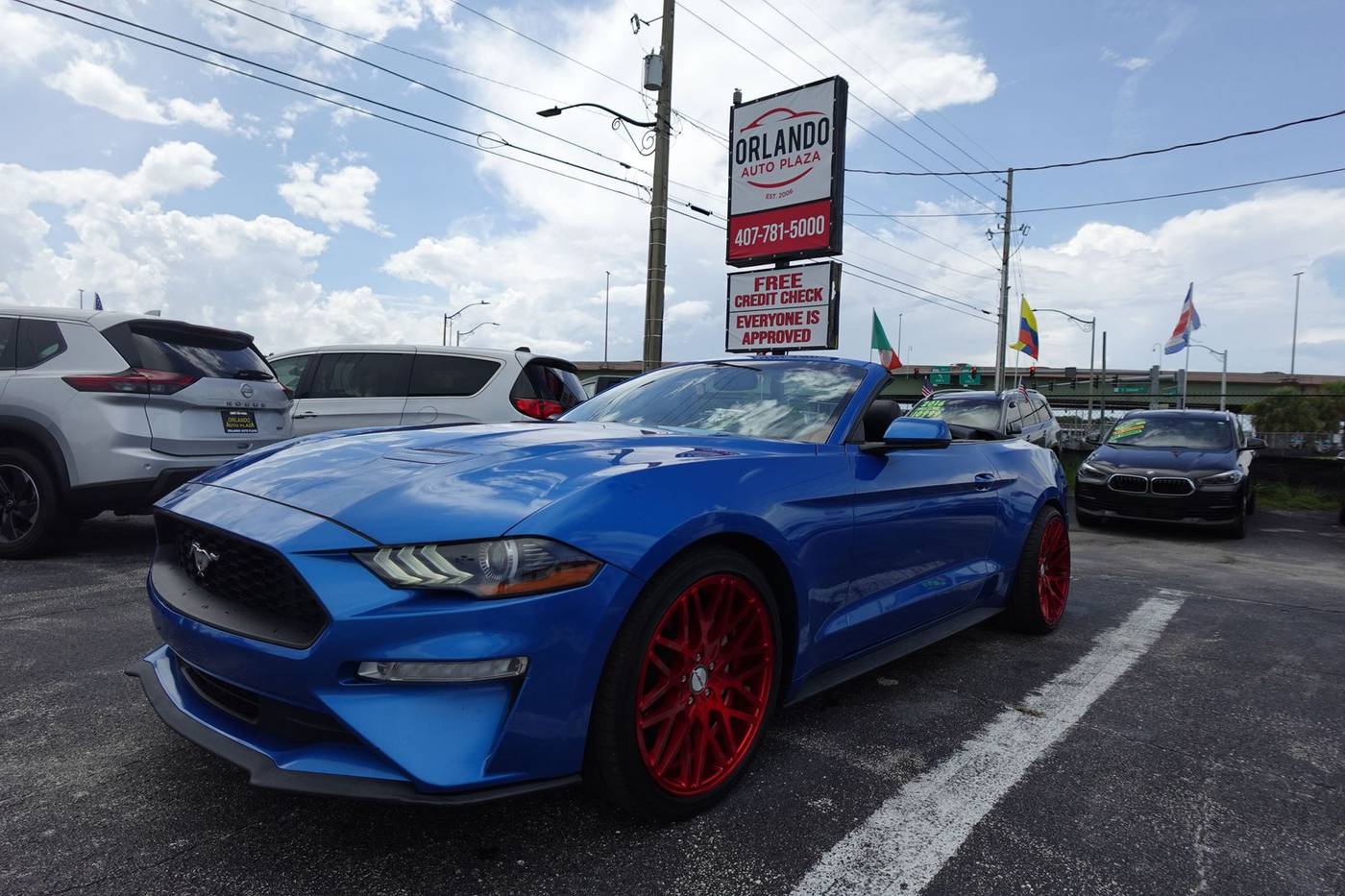 2019 Ford Mustang EcoBoost Premium — Convertible — 87,337 mi — Orlando, FL