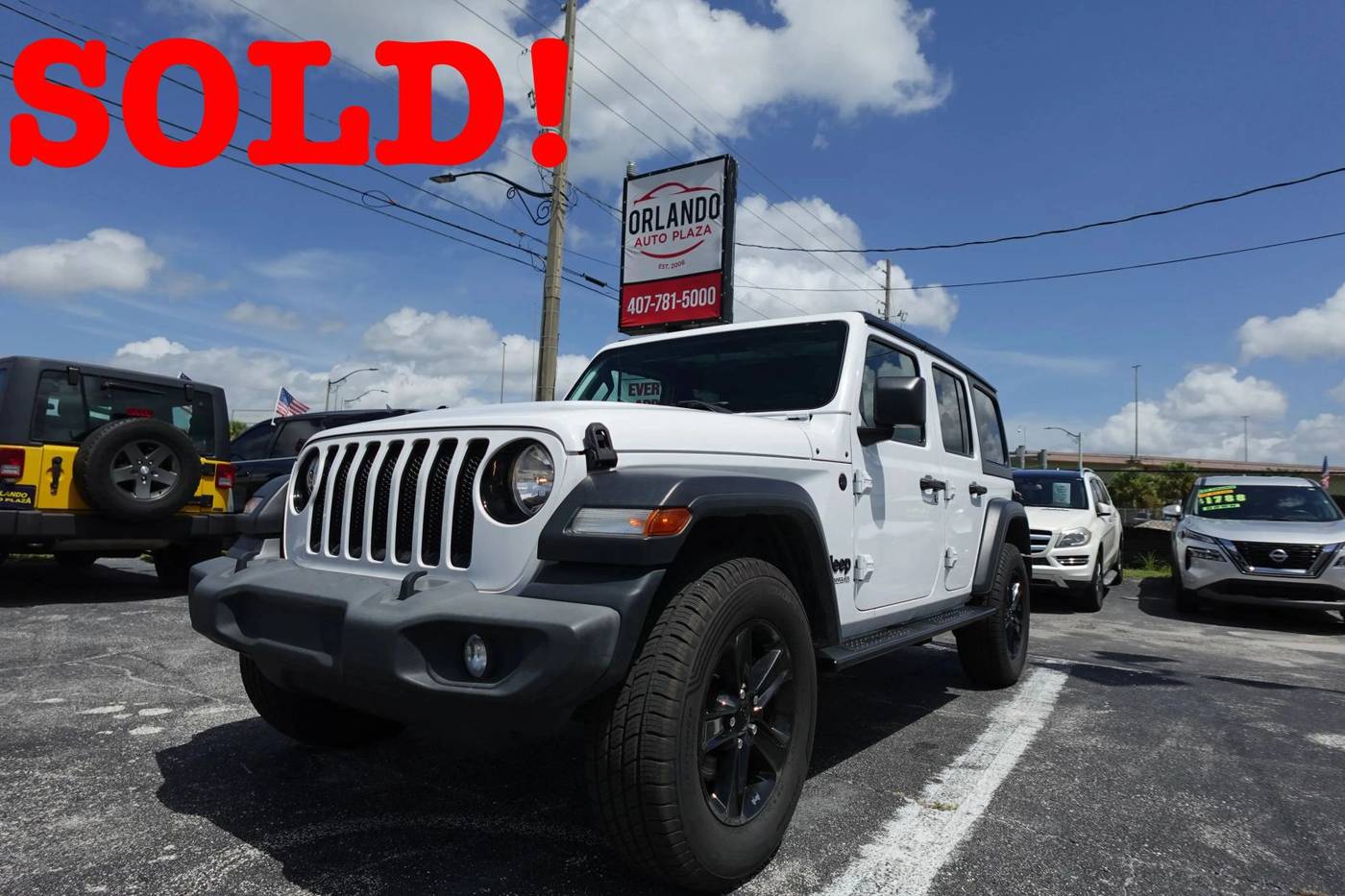 2021 Jeep Wrangler Sport Altitude — SUV — 99,481 mi — Orlando, FL