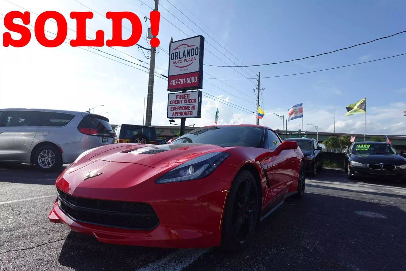 2019 Chevrolet Corvette 1LT — Coupe — 74,665 mi — Orlando, FL