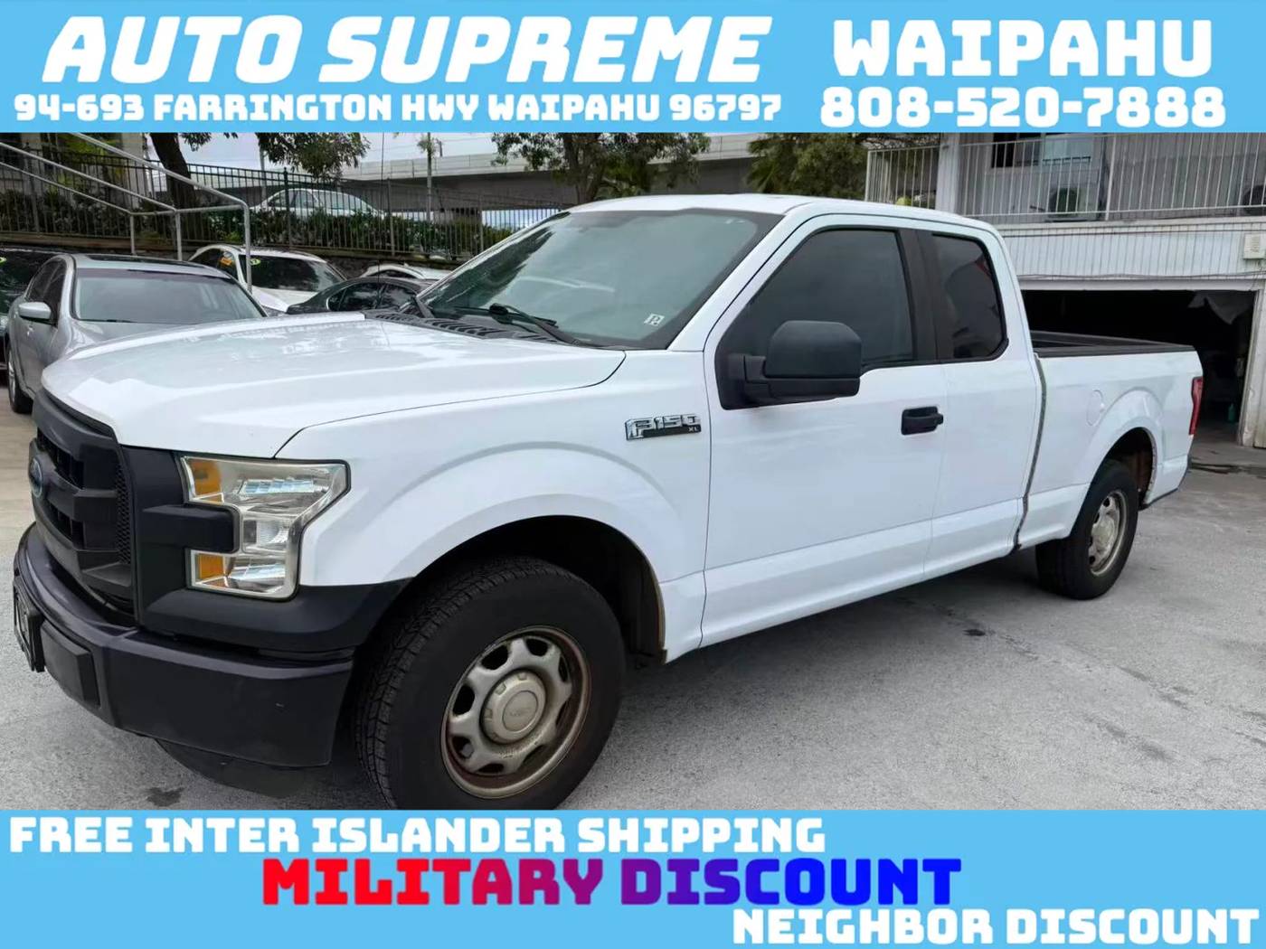 2016 Ford F-150 XL — Pickup Truck — 198,688 mi — Waipahu, HI