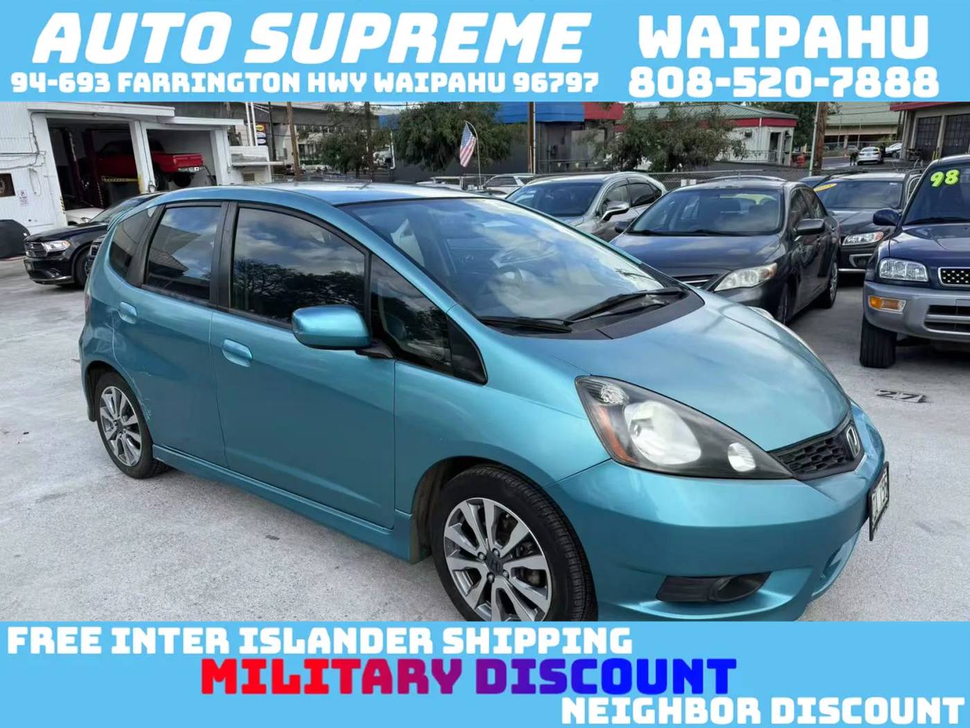 2013 Honda Fit Sport — Hatchback — 89,121 mi — Waipahu, HI