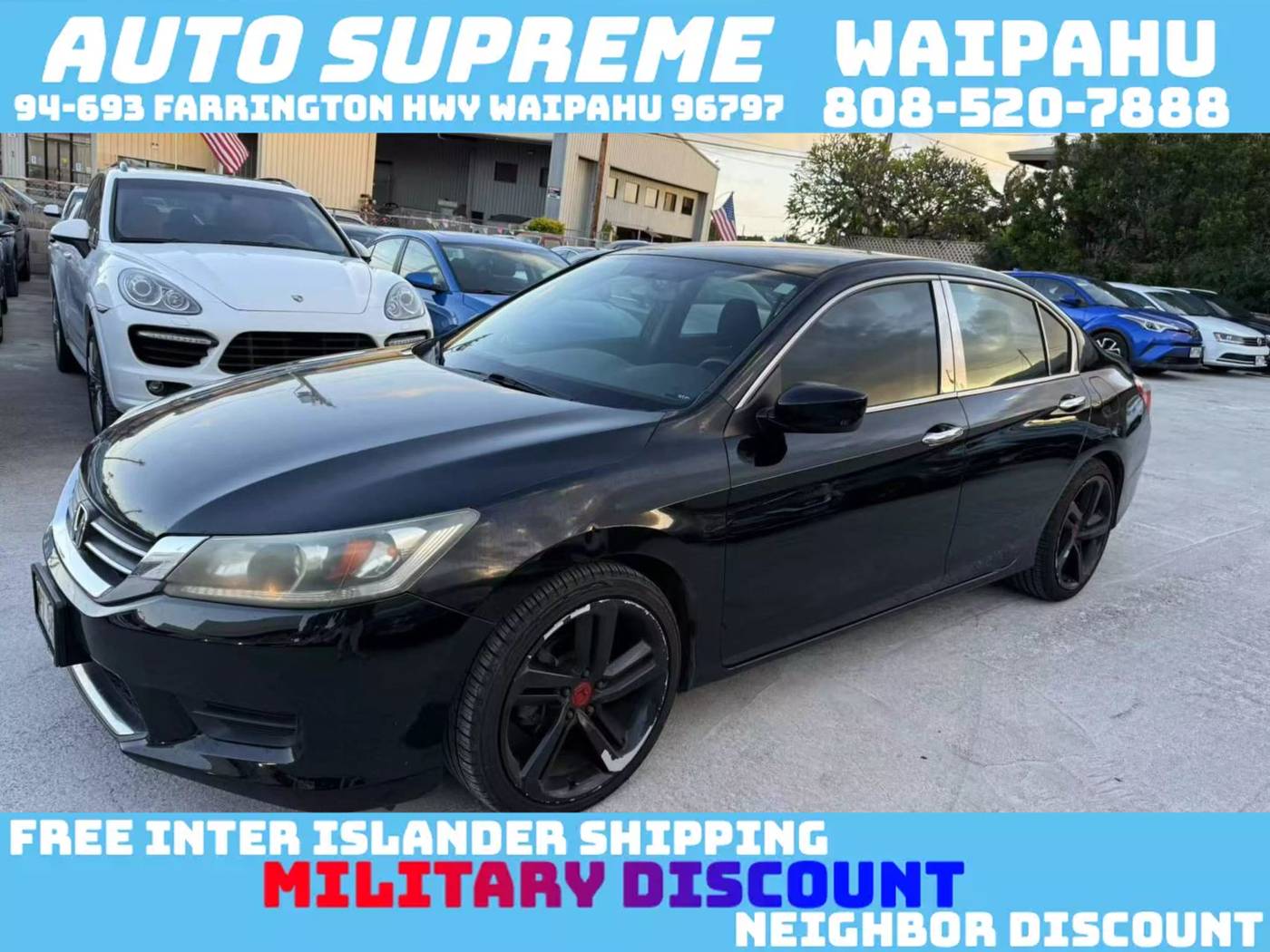 2014 Honda Accord LX — Sedan — 116,475 mi — Waipahu, HI
