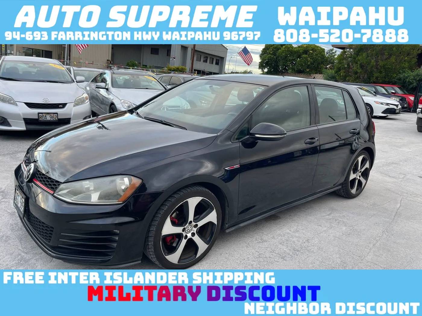 2015 Volkswagen Golf GTI S — Hatchback — 84,571 mi — Waipahu, HI