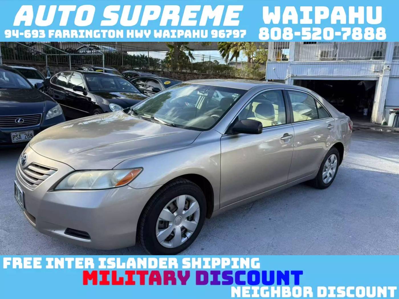 2008 Toyota Camry LE — Sedan — 173,658 mi — Waipahu, HI