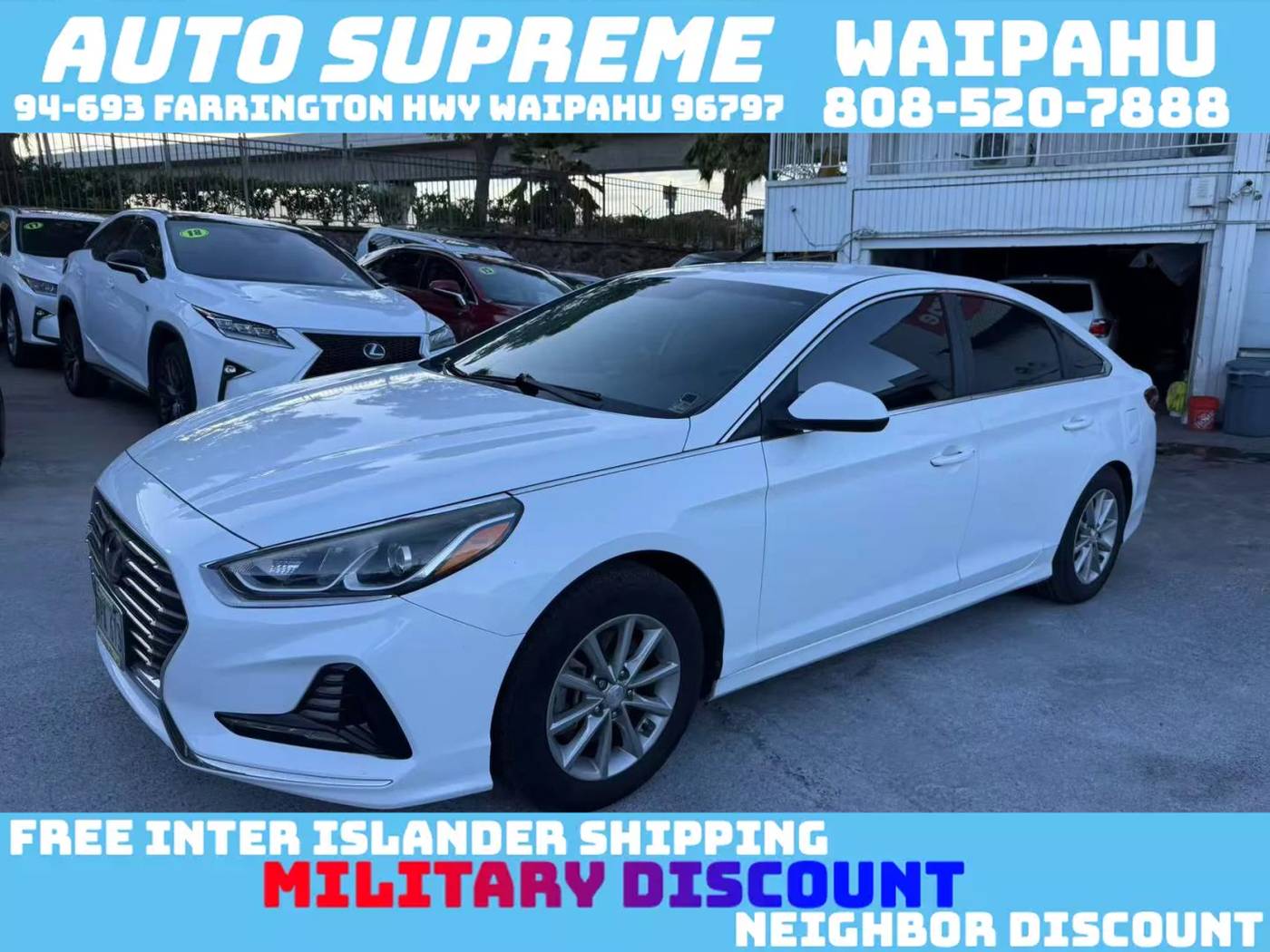 2018 Hyundai Sonata SE — Sedan — 61,189 mi — Waipahu, HI