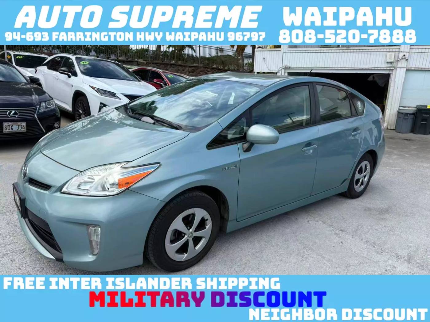 2014 Toyota Prius Two — Sedan — 135,000 mi — Waipahu, HI