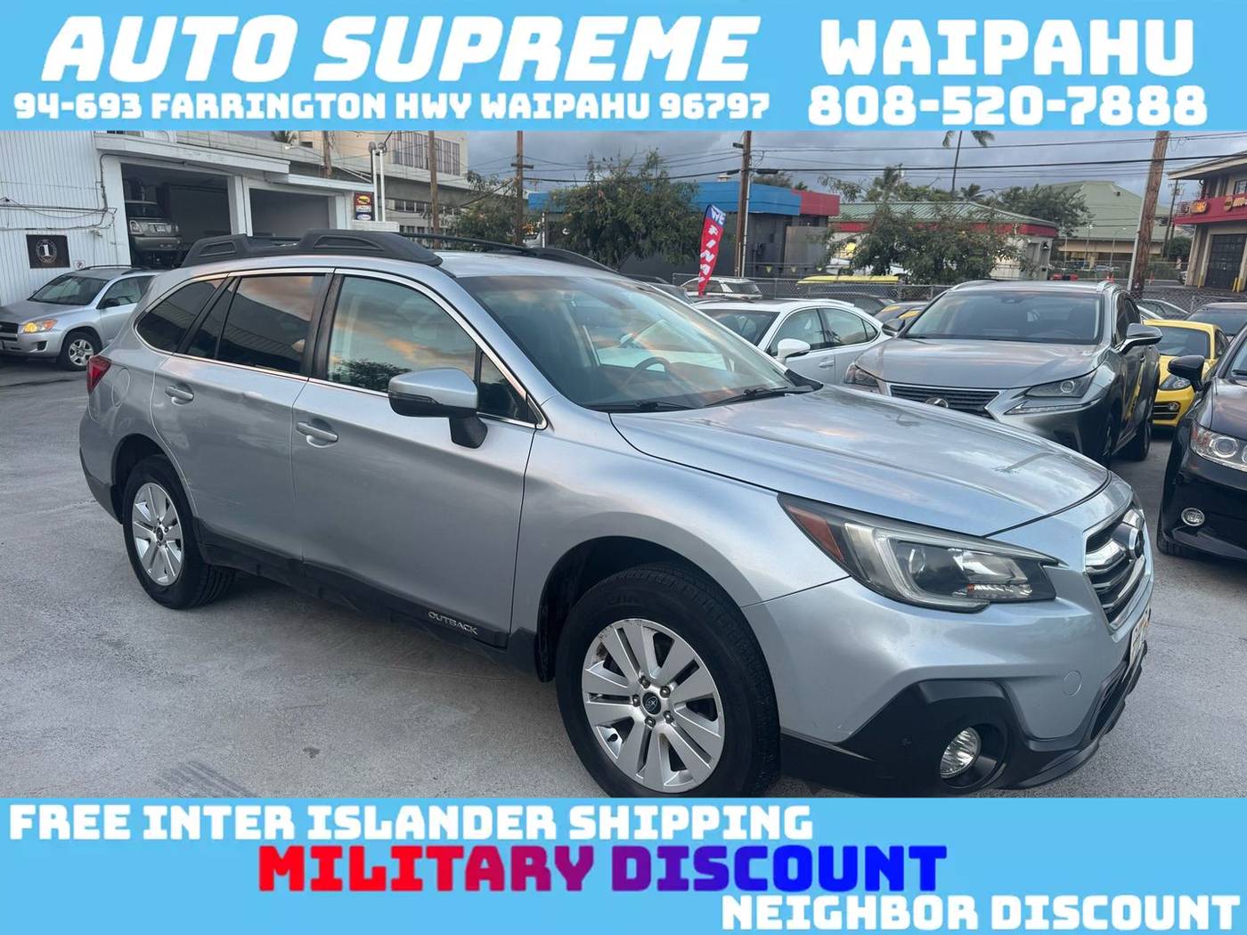2019 Subaru Outback 2.5i Premium — SUV — 82,714 mi — Waipahu, HI