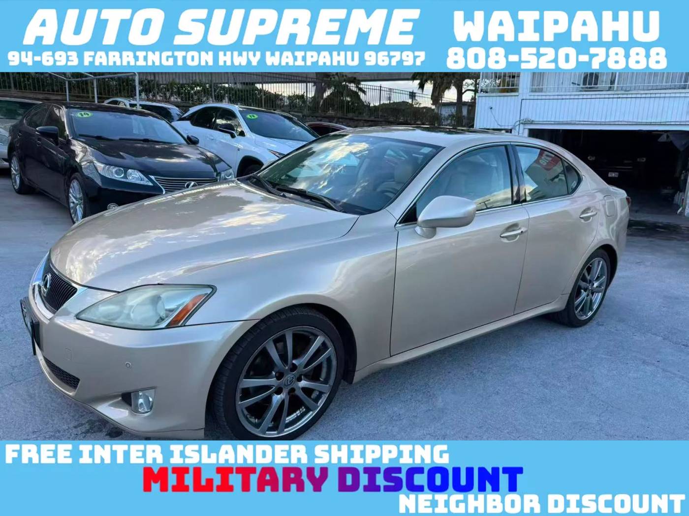 2008 Lexus IS IS 250 — Sedan — 89,337 mi — Waipahu, HI