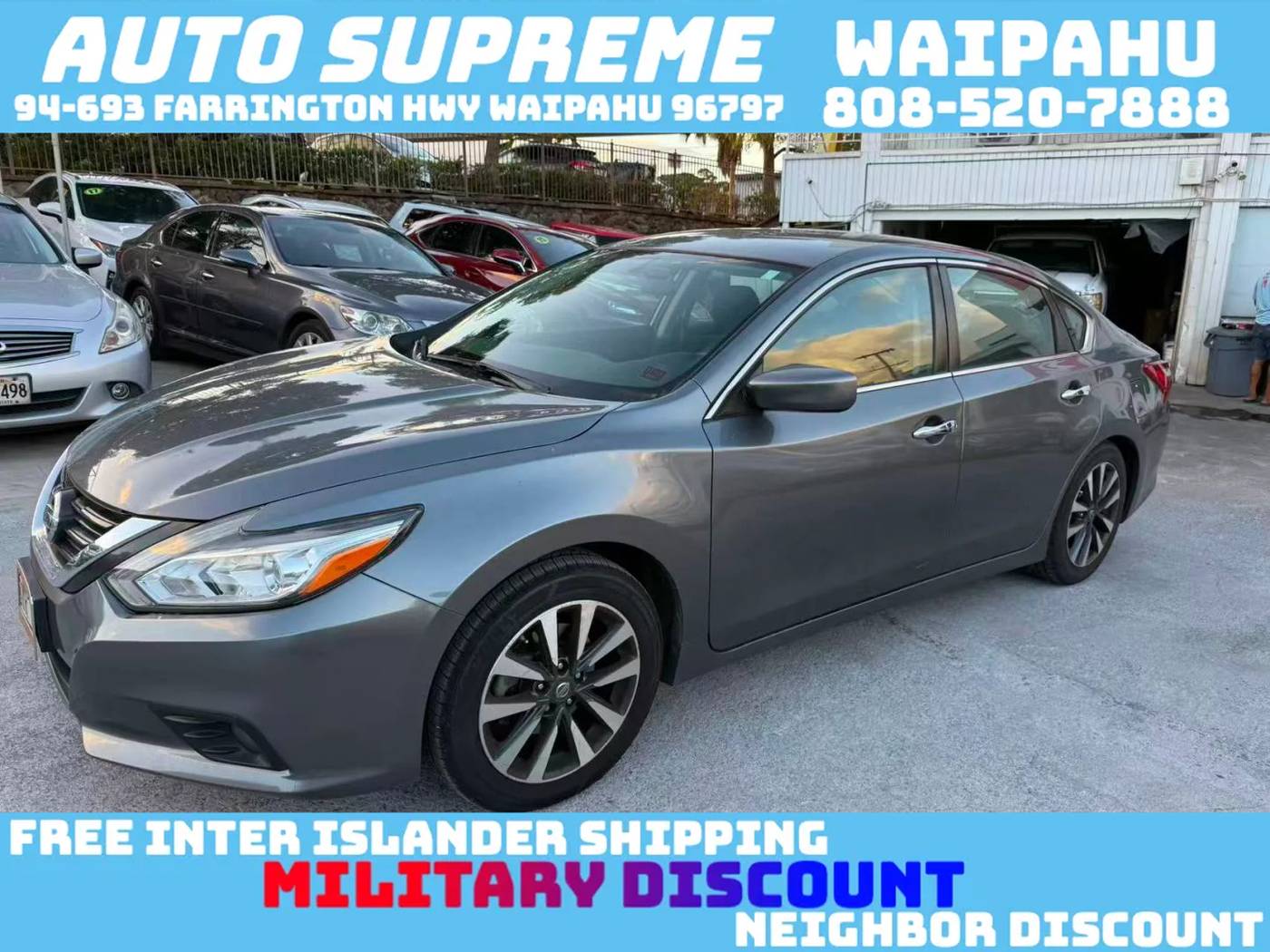 2016 Nissan Altima 2.5 SV — Sedan — 96,192 mi — Waipahu, HI